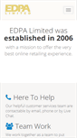 Mobile Screenshot of edpa.co.uk