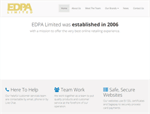 Tablet Screenshot of edpa.co.uk